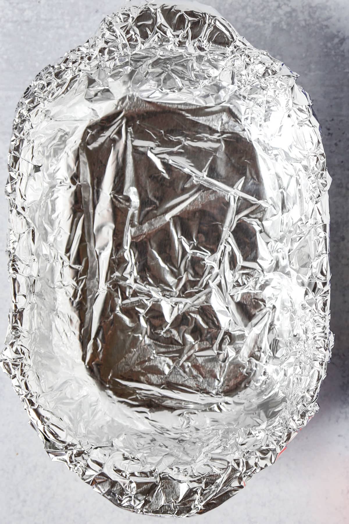 foil with bowl