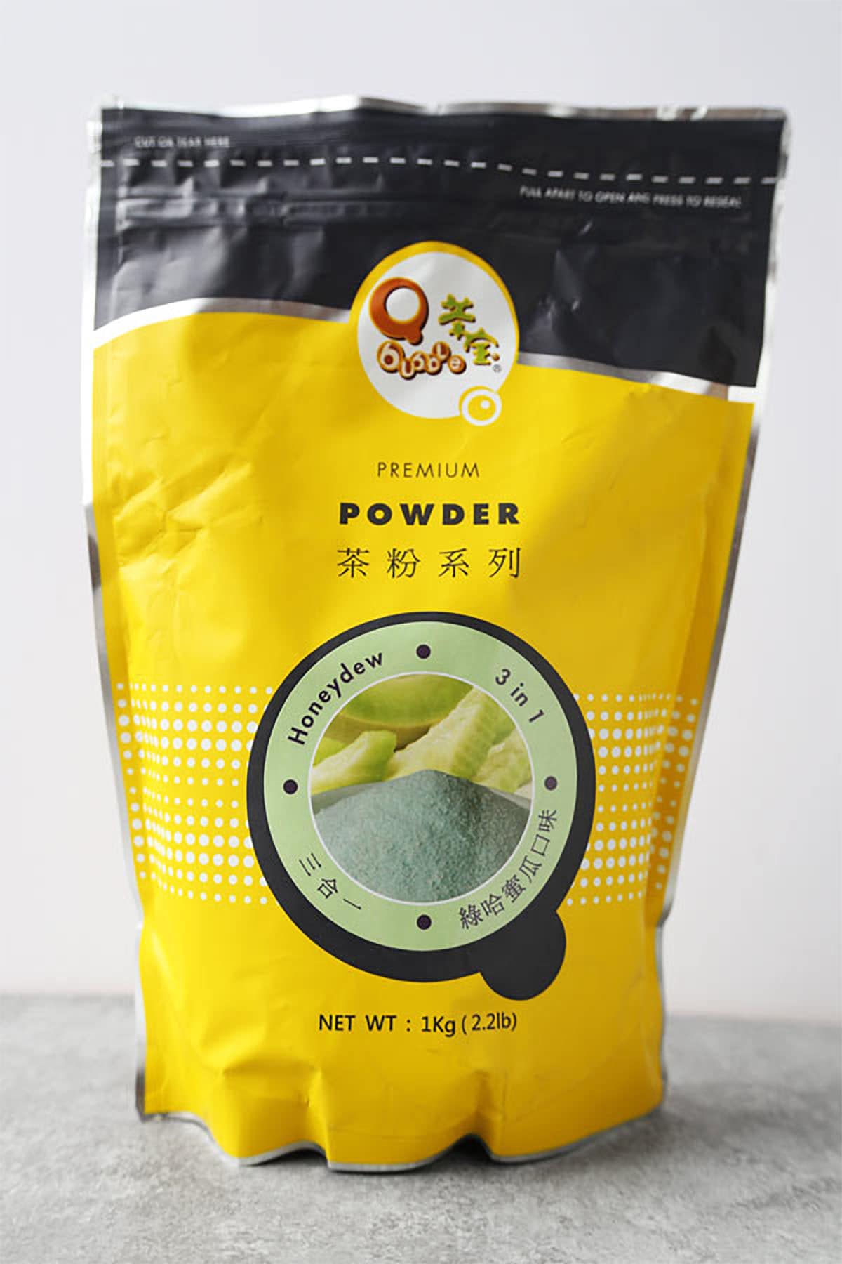 Honeydew boba tea powder