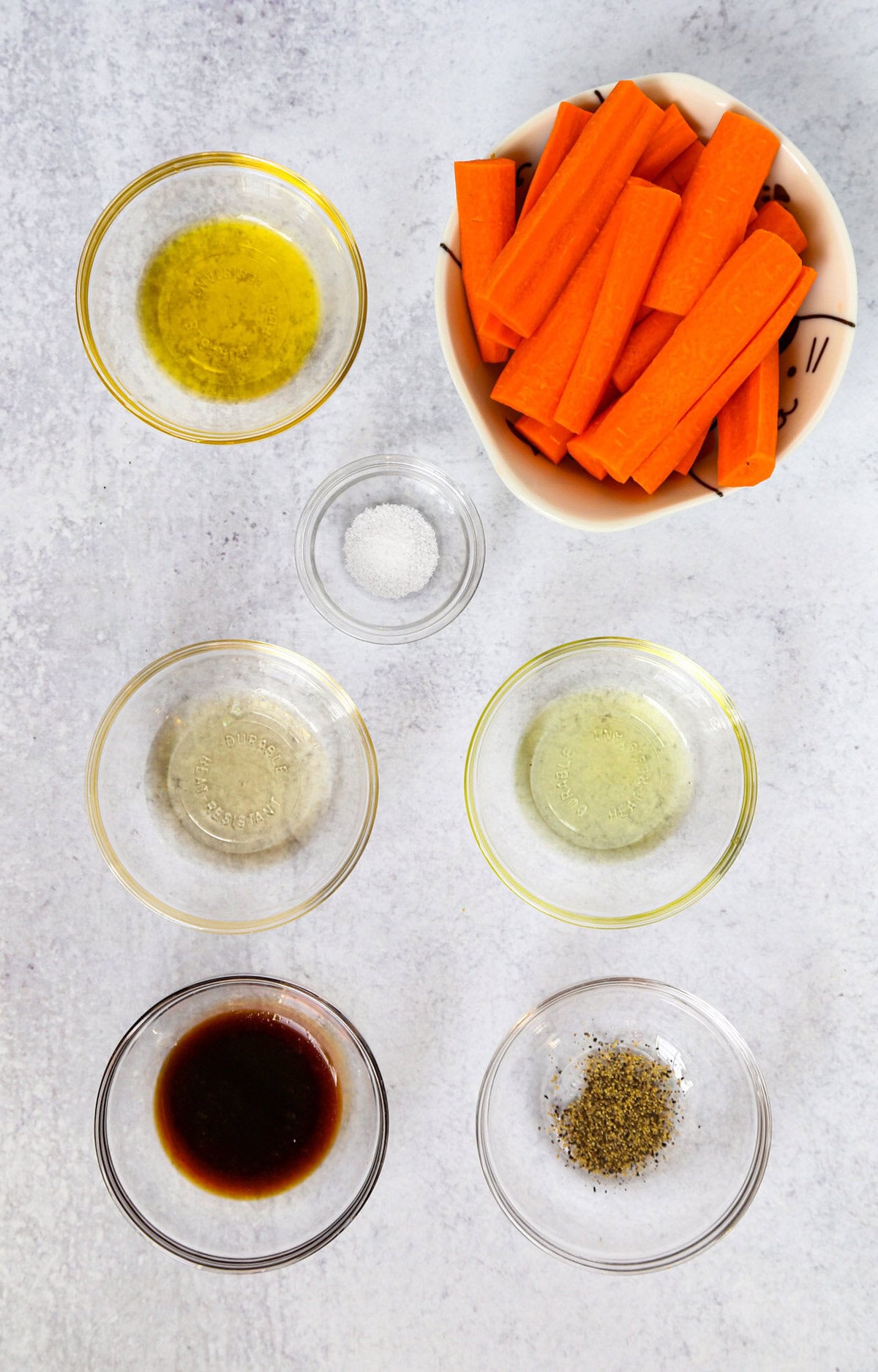 ingredients for air fryer carrots