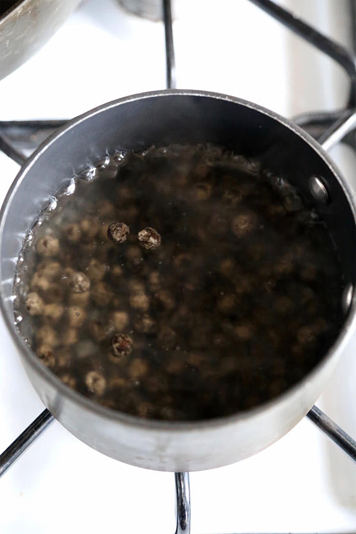 Tapioca pearls in water (boba)