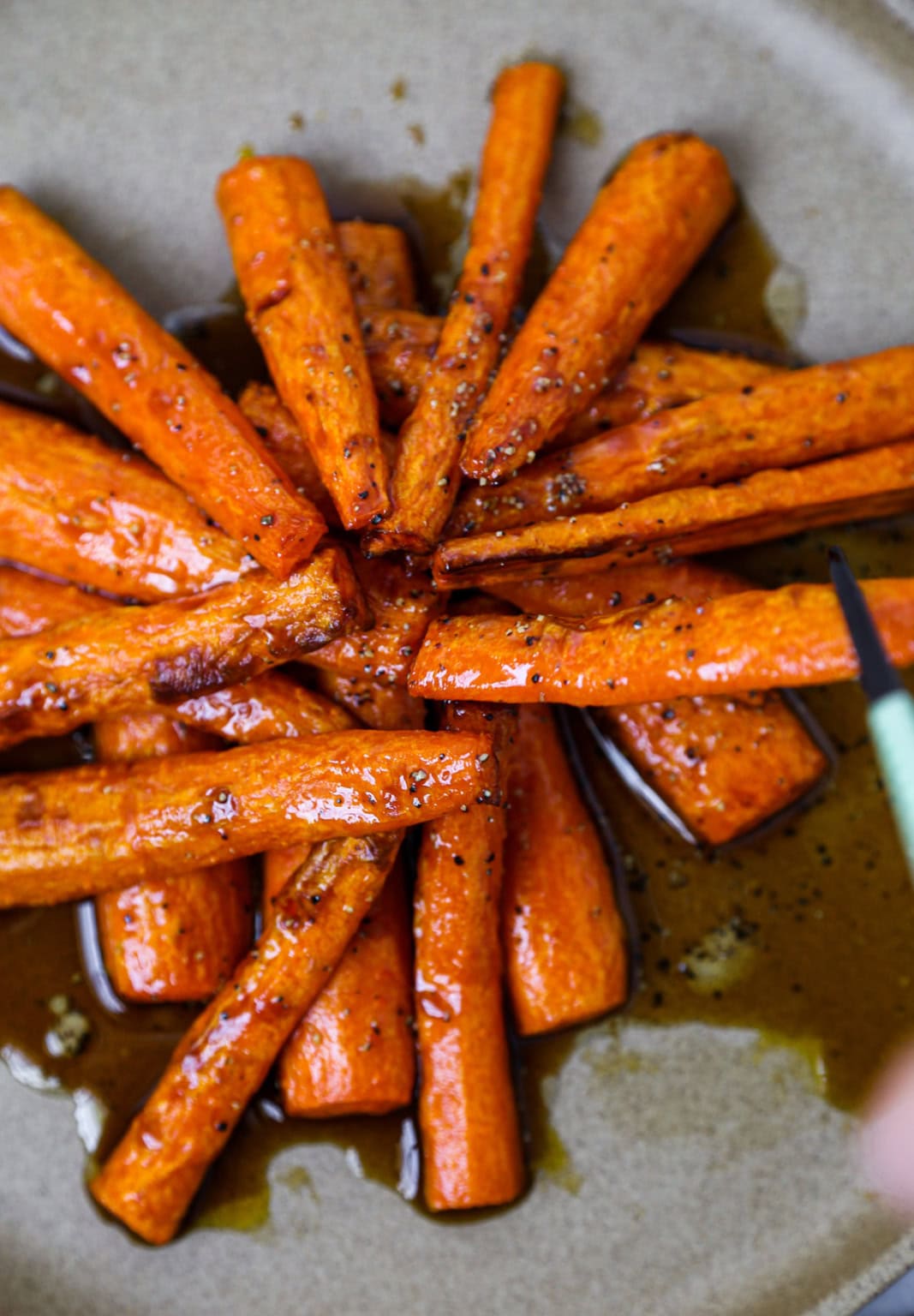 Air Fryer Carrots with Black Pepper Soy Sauce | Pickled Plum