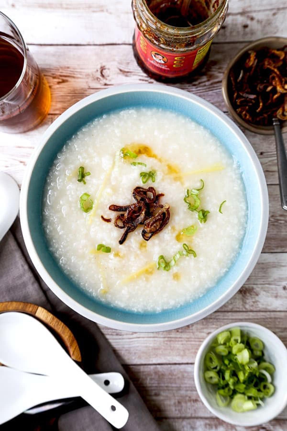 a bowl of chinese congee