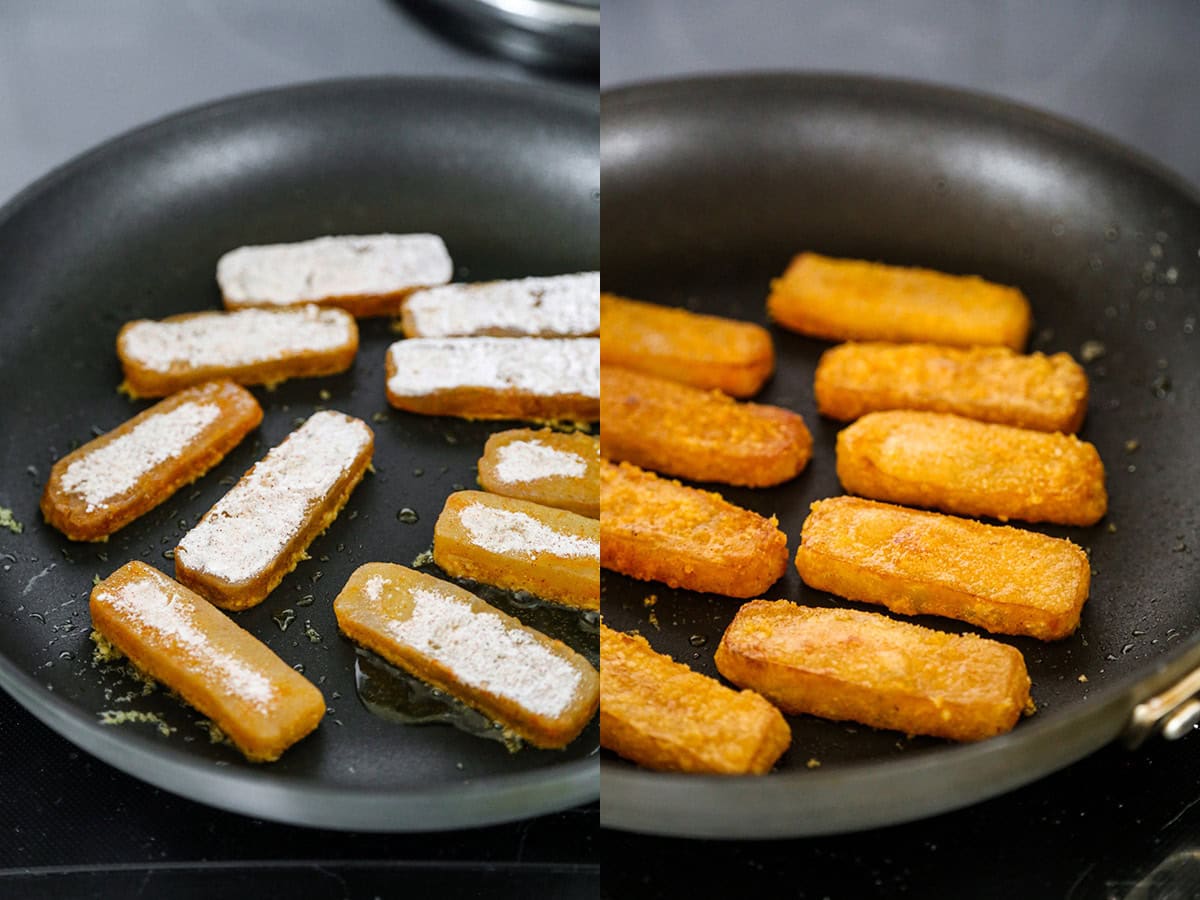 how to pan fry konnyaku