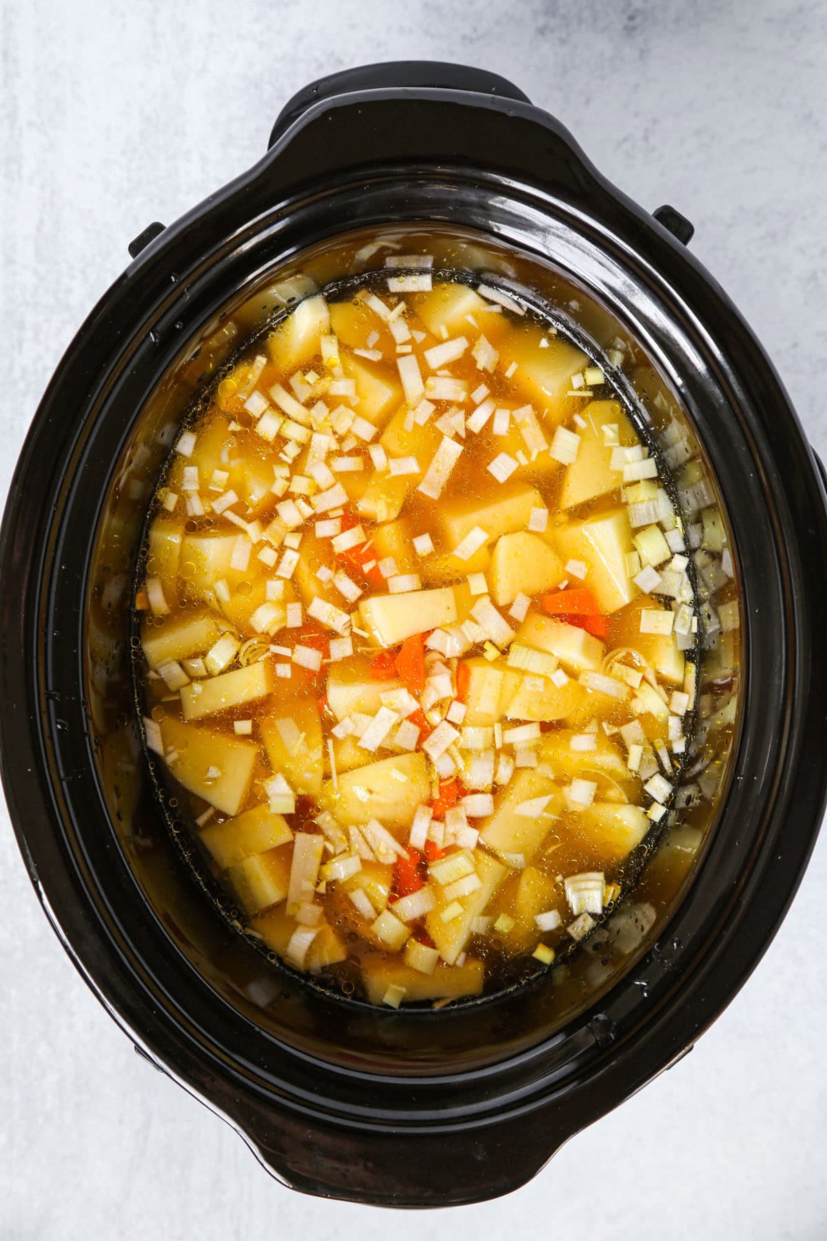 vegetables in crock pot