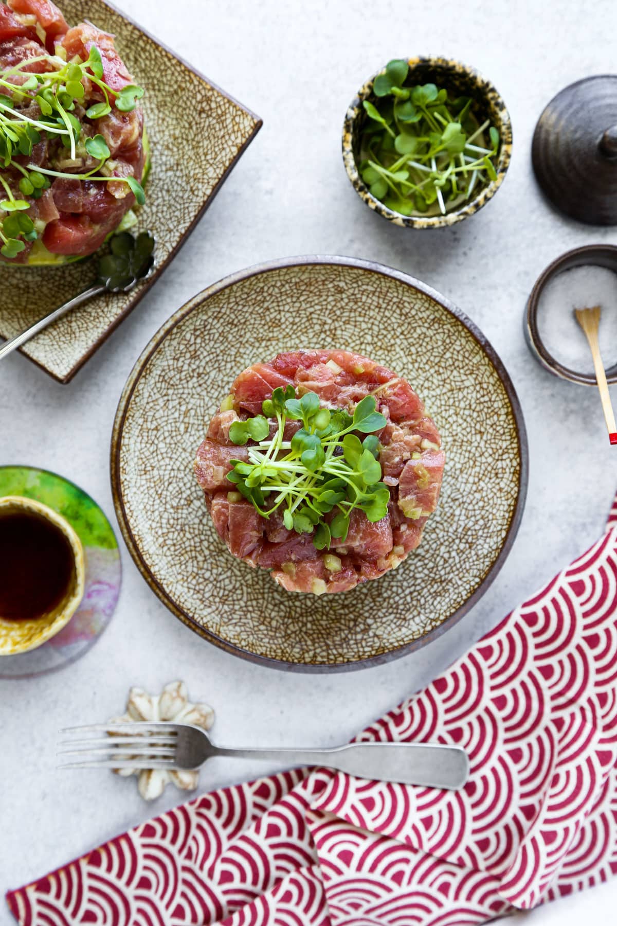 homemade tuna tartare