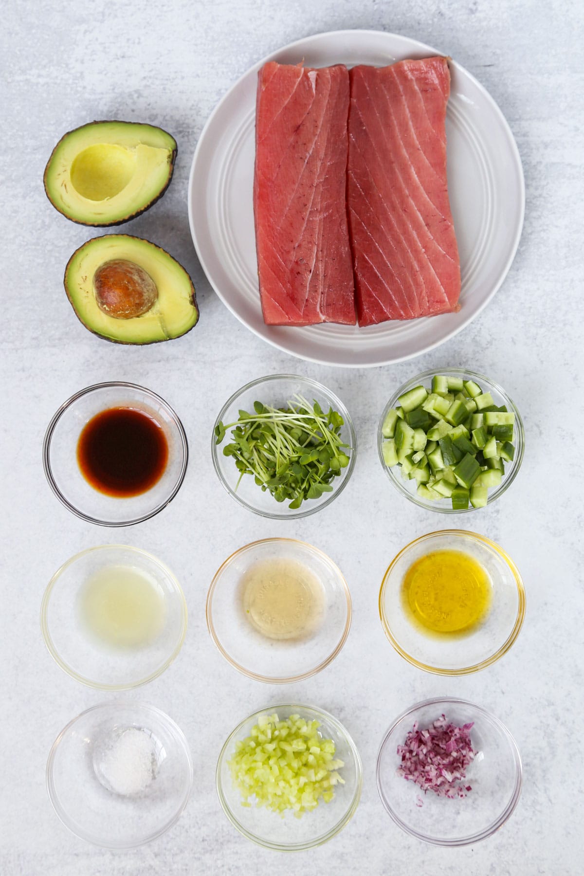 tuna tartare ingredients