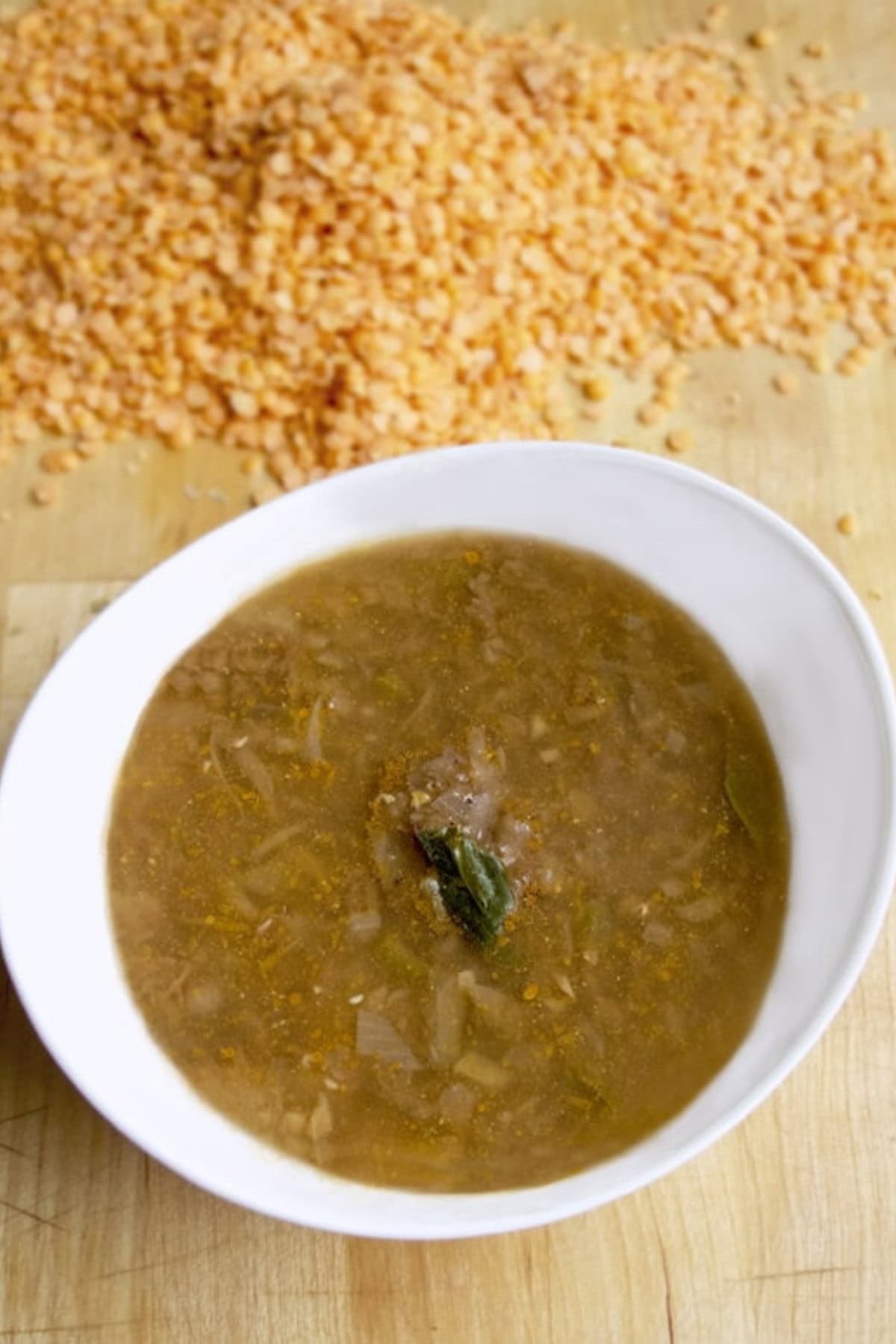 Indian dal - healthy lentil soup recipe