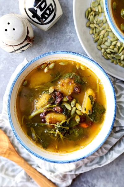 kabocha adzuki bean soup