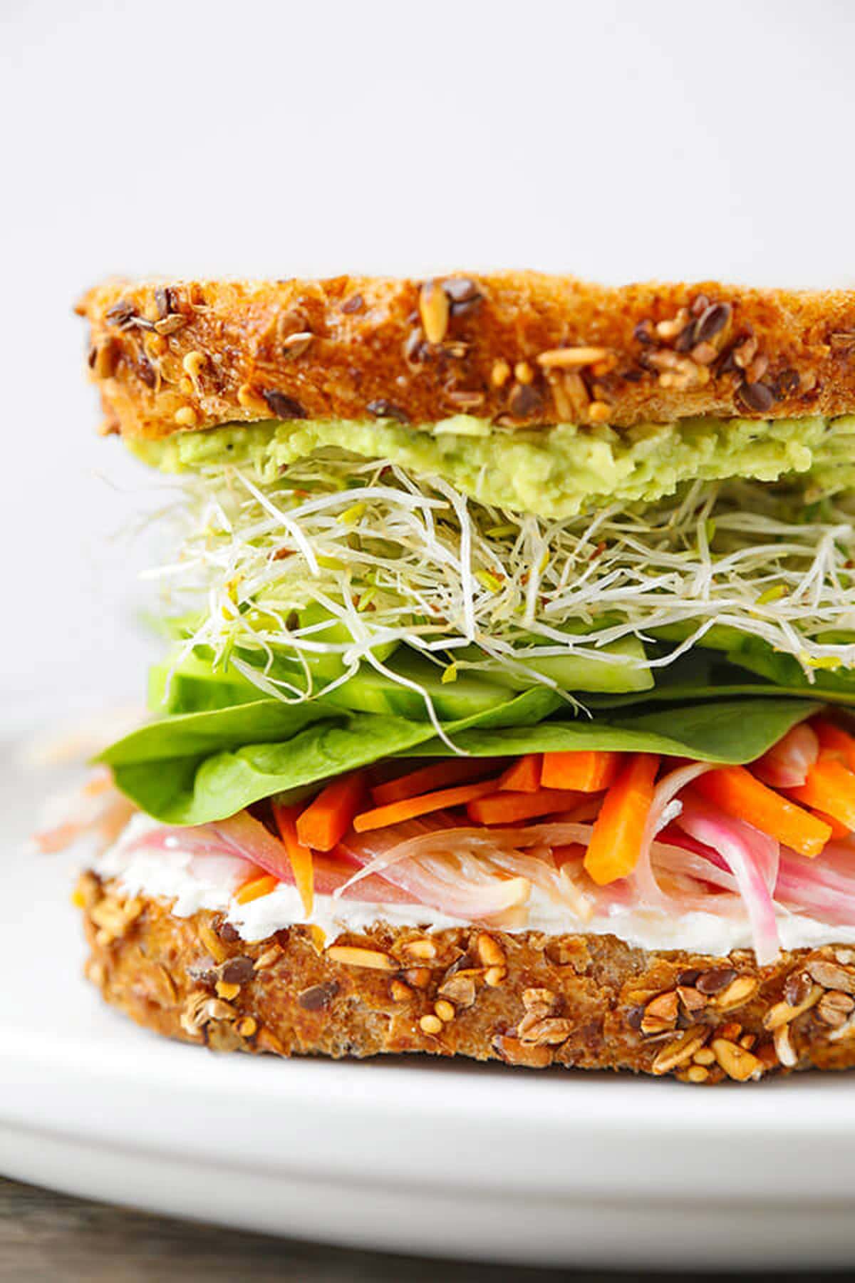 Lunch ideas - California vegetable sandwich