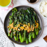 chinese broccoli with garlic sauce
