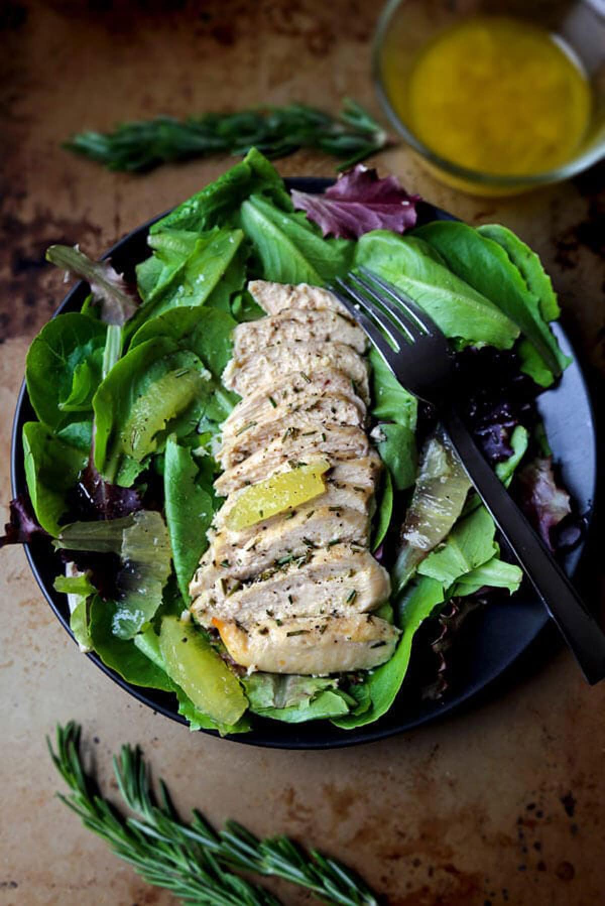 lunch ideas - lemon chicken salad