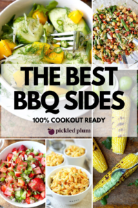 Photo Collage of The Best BBQ Sides for Cookouts