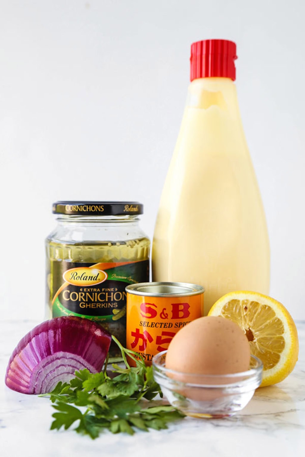 Tartar Sauce Western Style and Japanese Style Pickled Plum