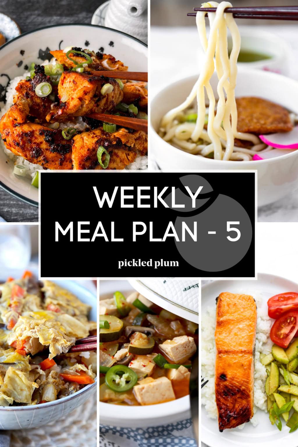 Weekly Meal Plan Menu 5 Pickled Plum 0325