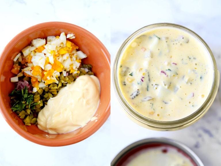 Tartar Sauce Western Style and Japanese Style Pickled Plum