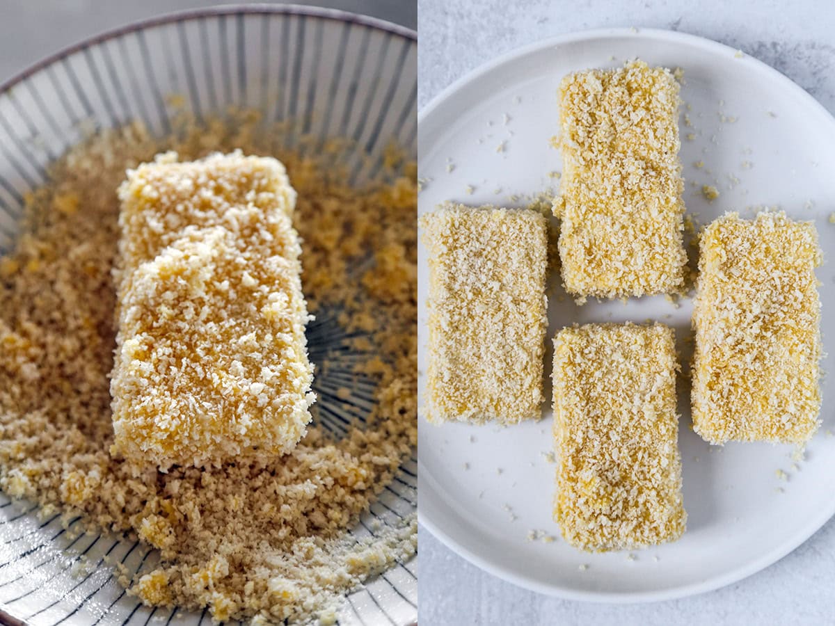 tofu with breadcrumbs