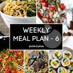 weekly meal plan menu