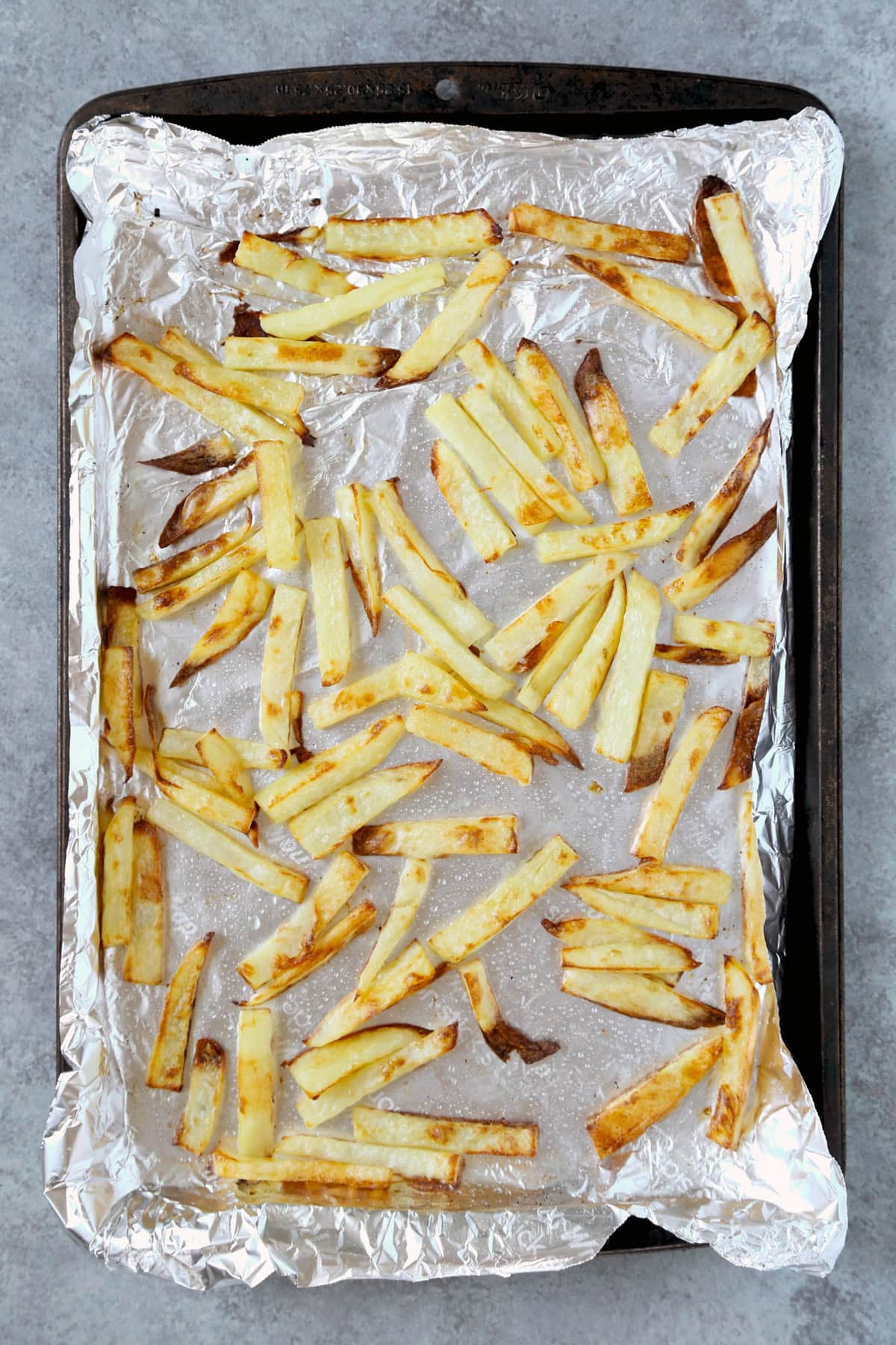 baked sliced potatoes