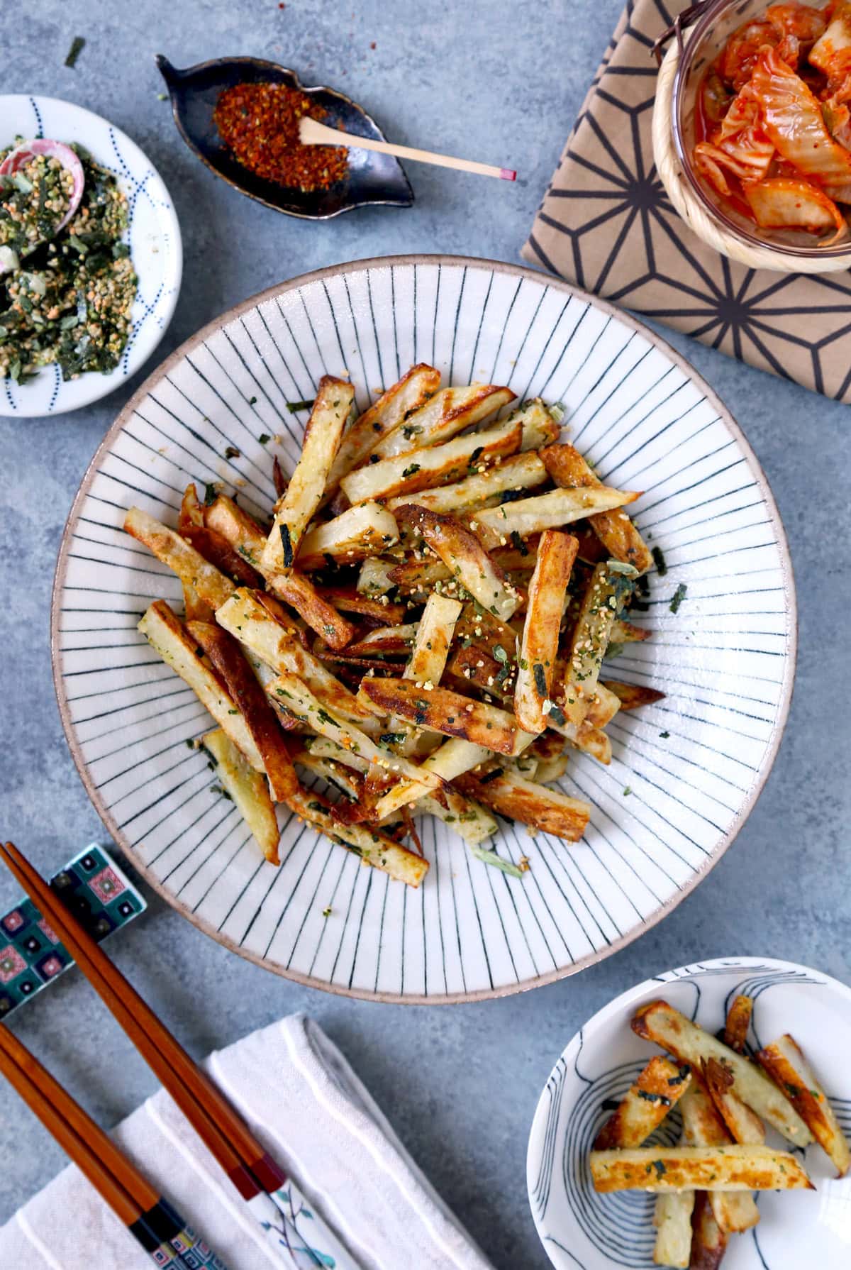 Sriracha Furikake Tofu Fries