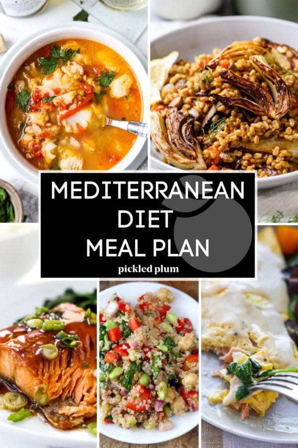 Mediterranean Diet Meal Plan Pickled Plum