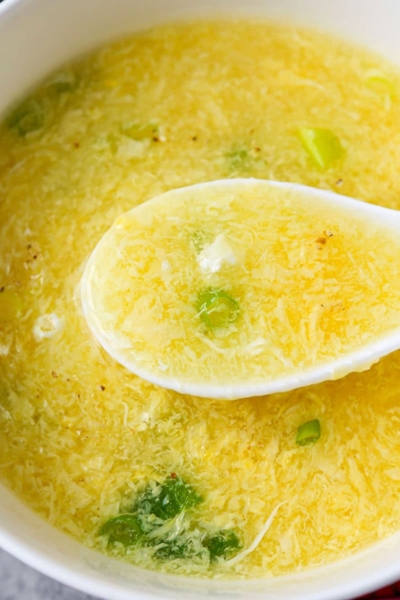 classic Chinese egg drop soup