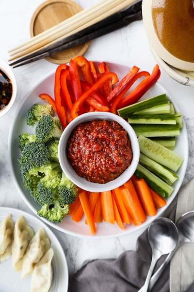 korean ssamjang dipping sauce