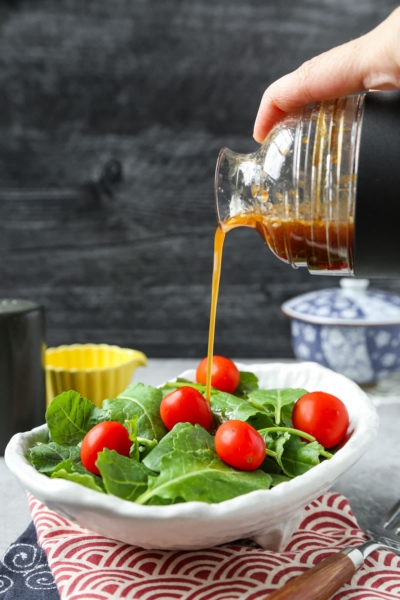 wafu dressing with salad