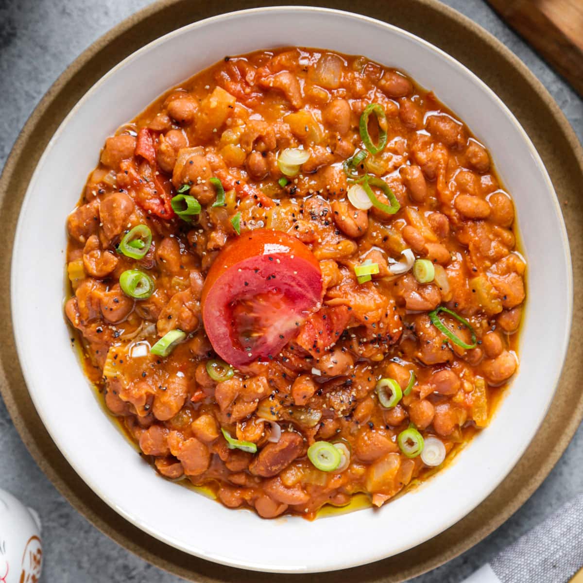 Pinto Bean Stew (Japanese Style) | Pickled Plum