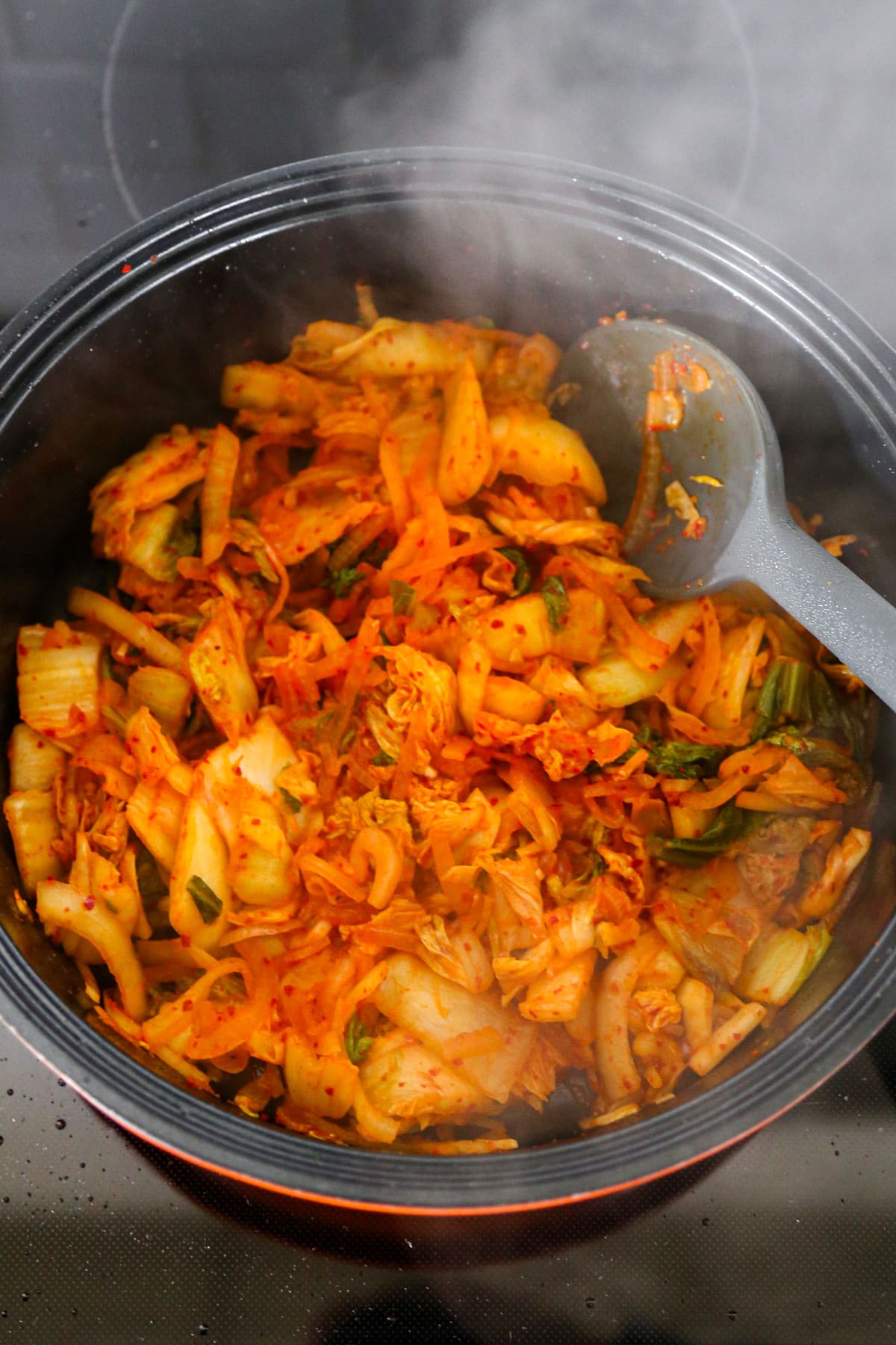 pan fried kimchi