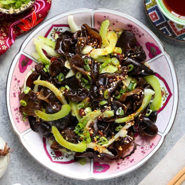 Wood Ear Mushroom Salad