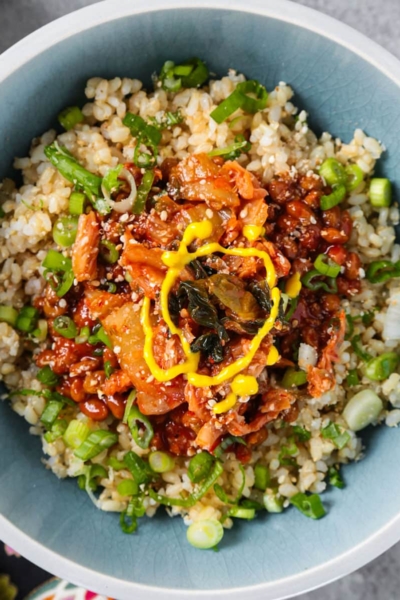 Korean style natto bowl