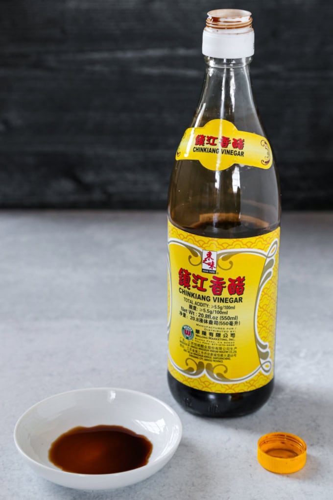 Chinkiang Vinegar (Chinese Black Vinegar) | Pickled Plum