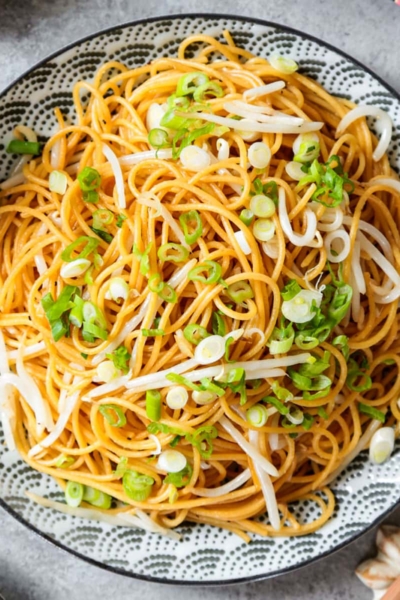 fried noodles with soy sauce