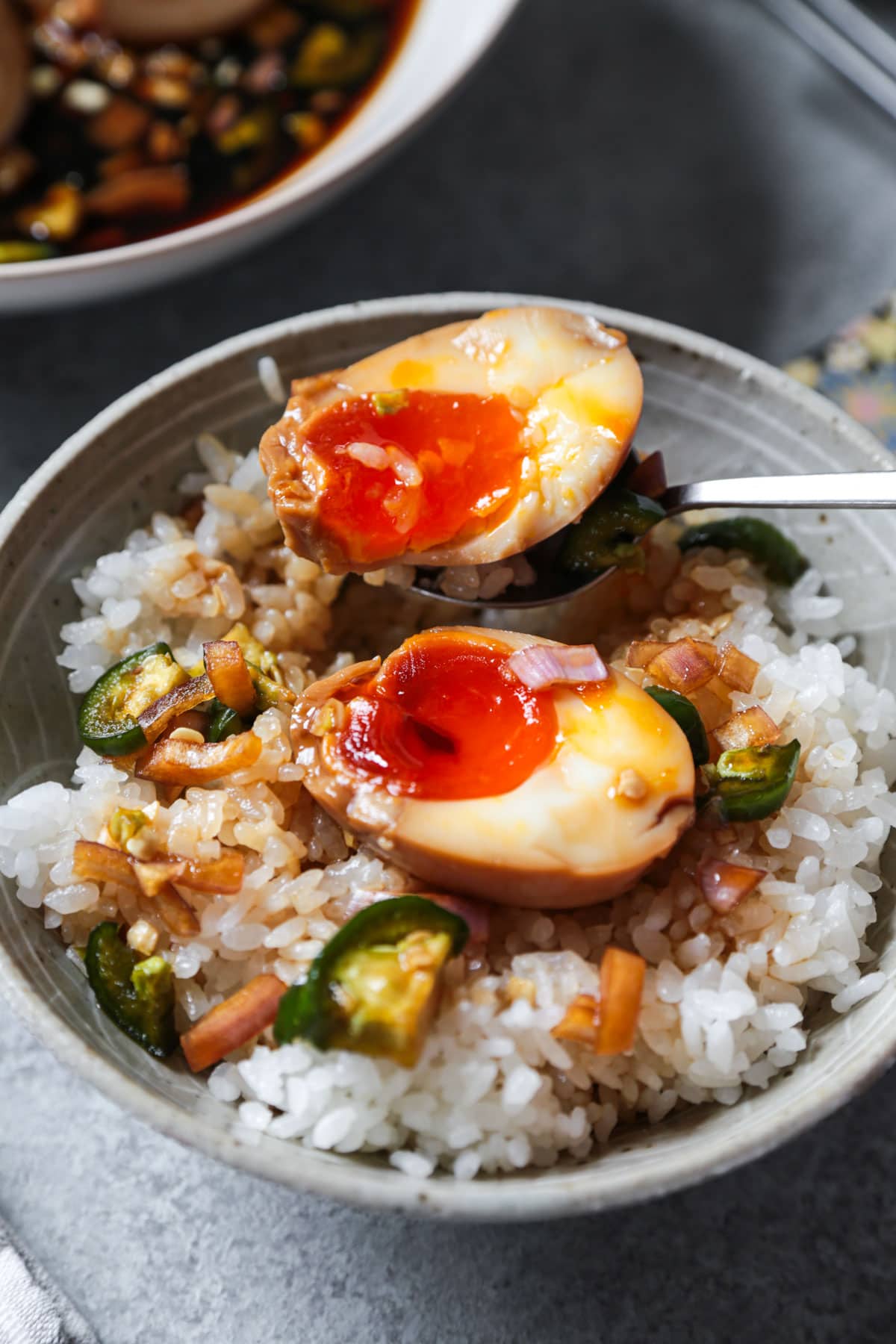 Korean marinated eggs