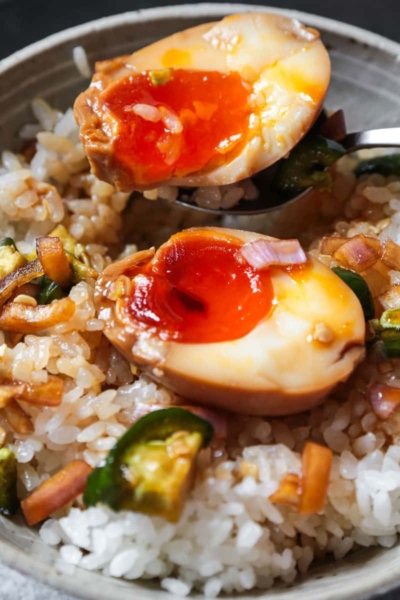 Korean marinated eggs