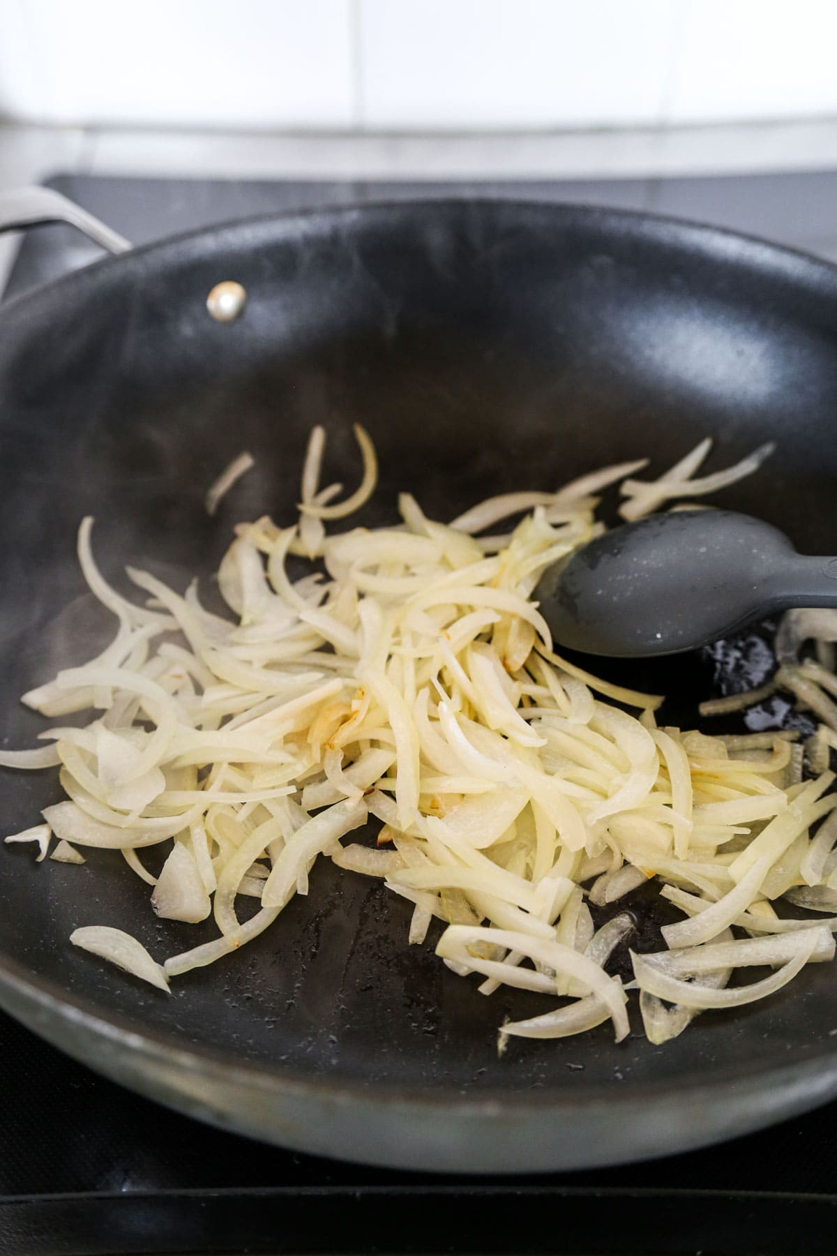 onions in skillet