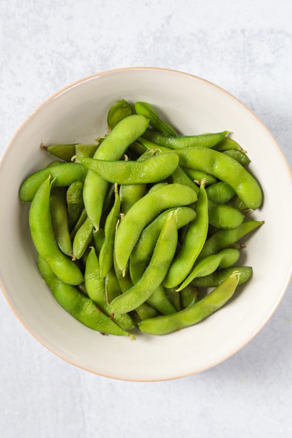 fresh edamame beans