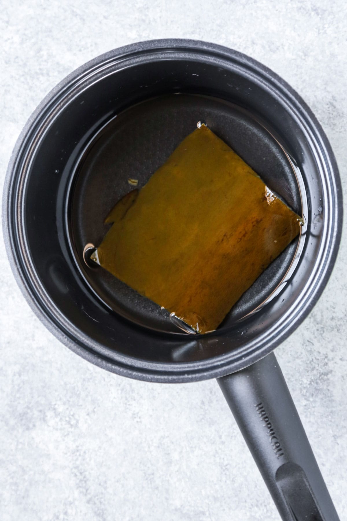 soaking kombu sheet