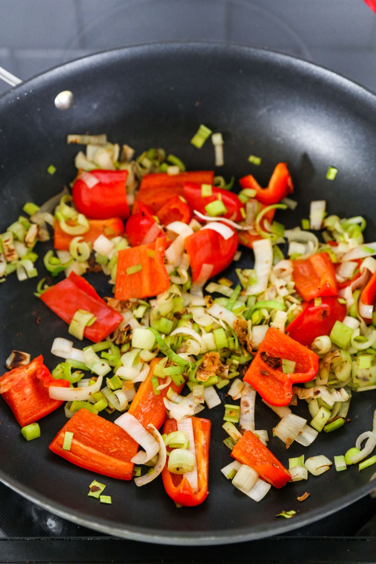 vegetables in skillet