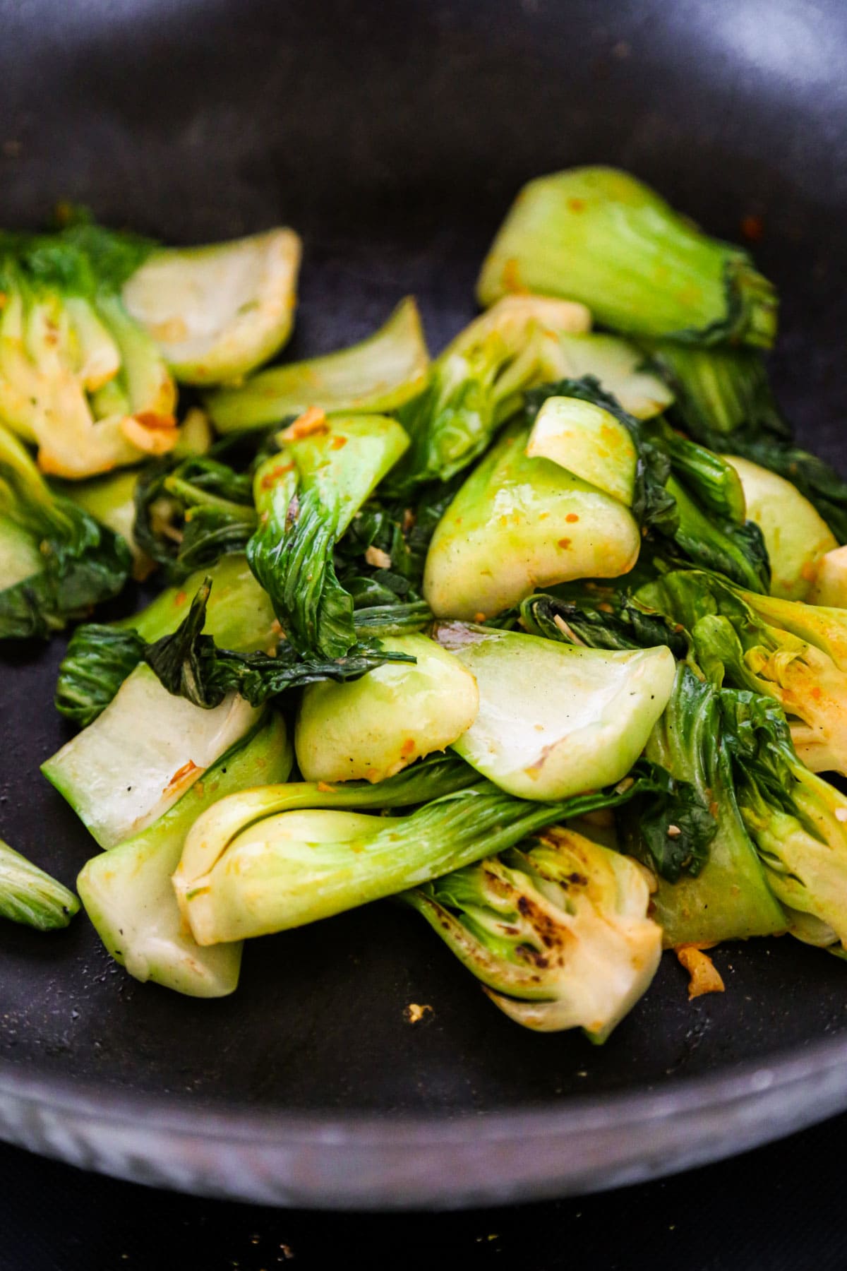 chopped bok choy