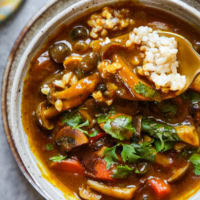 mushroom curry