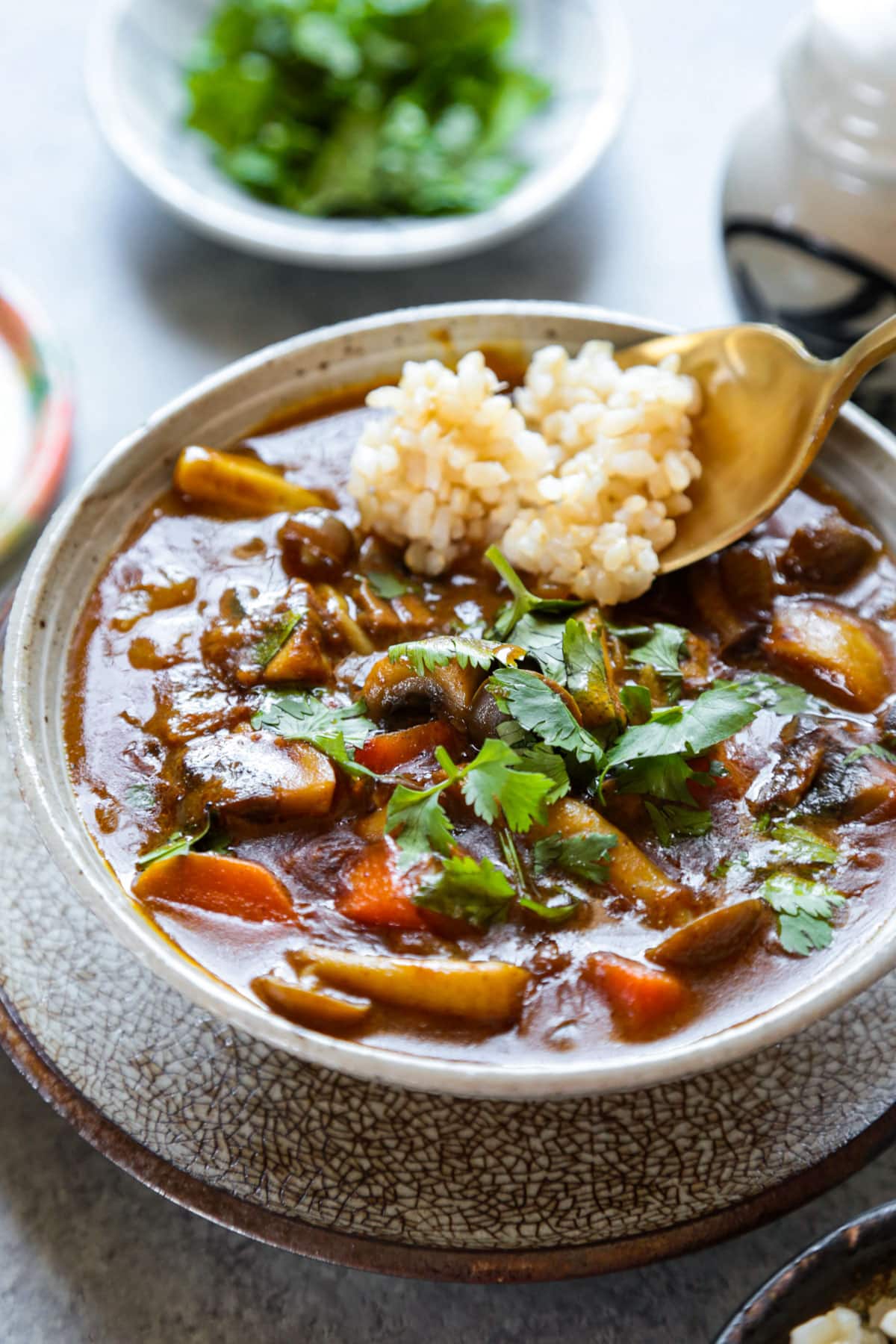 mushroom curry