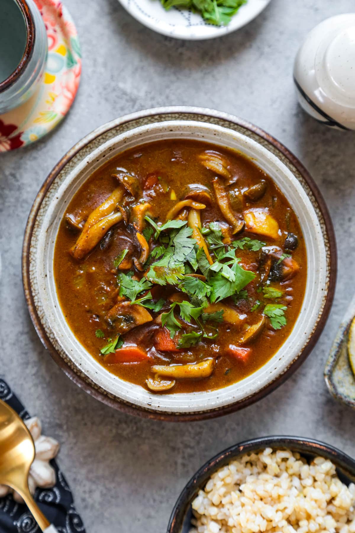 mushroom curry