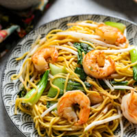 Shrimp chow mein