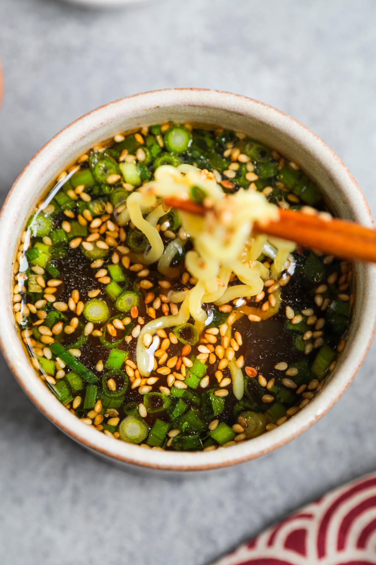 ginger dashi tsukemen