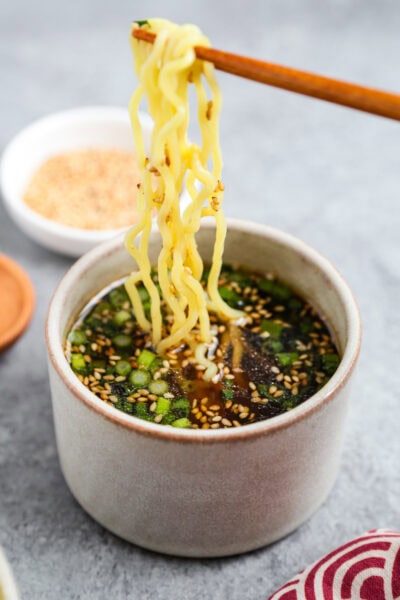 ginger dashi tsukemen