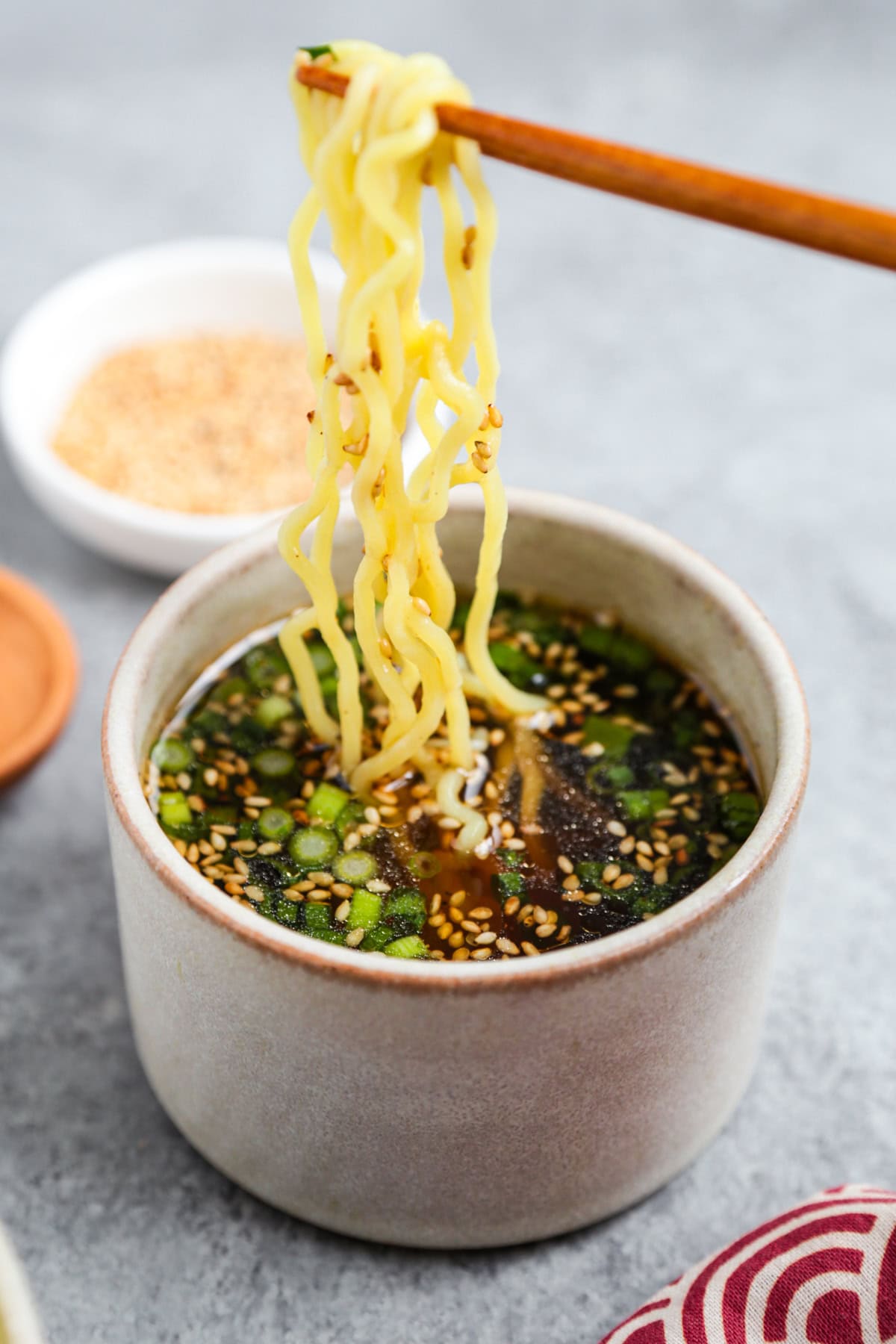 ginger dashi tsukemen