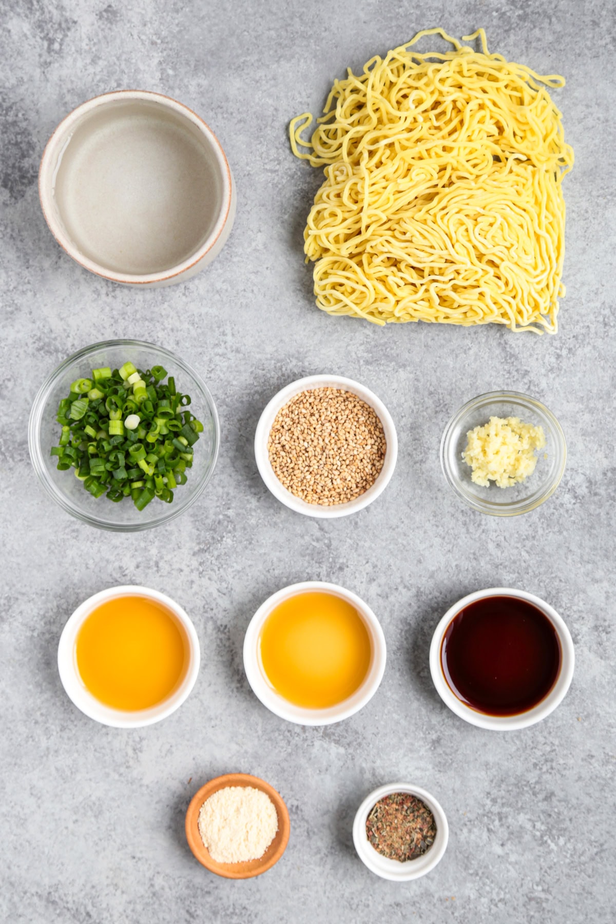 ingredients for tsukemen