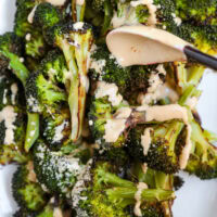 Roasted Broccoli With Umami Sauce