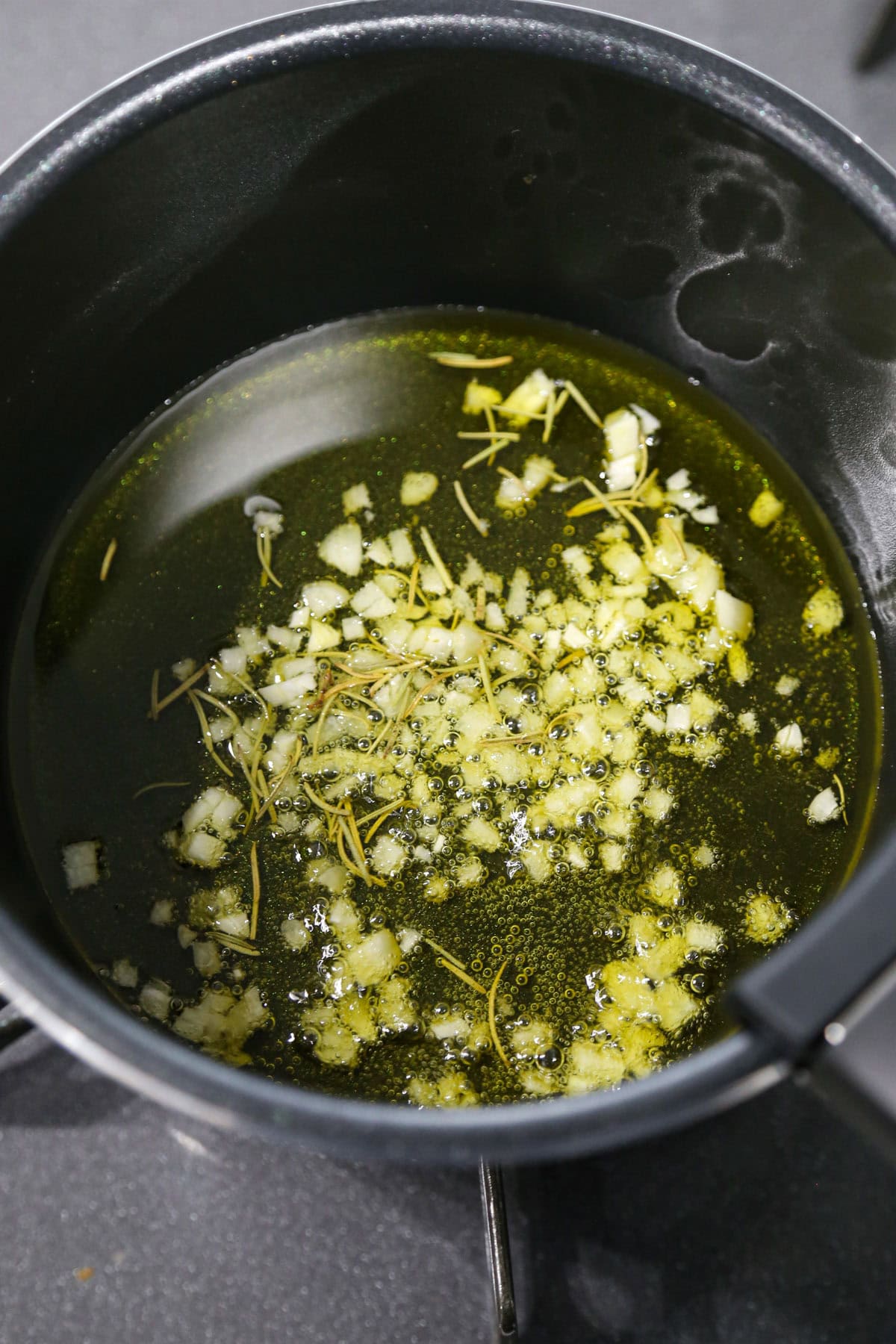 garlic and olive oil